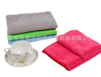 厂家直销超细纤维转印毛巾、洗碗布、清洁布 强吸水柔软不脱毛