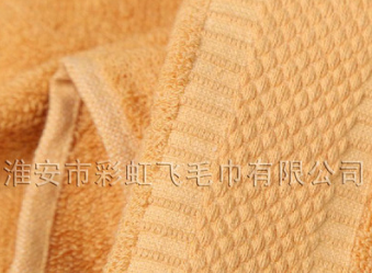 厂家批发直销全棉加厚土豪金缎档柔软吸水酒店宾馆浴场会所毛巾图3