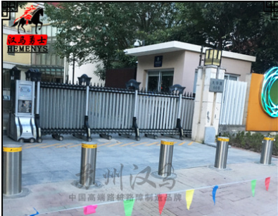 汉马勇士小学半自动升降柱 自动升降路桩 安徽昆山浙江路障图2