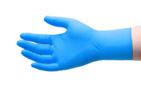 一次性丁晴手套 一次性丁腈9寸A级食品级蓝色乳胶橡胶手套pvc家务