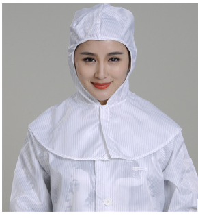 工厂防静电披肩帽子食品厂卫生车间防尘帽工作帽子无尘帽劳保批发图3