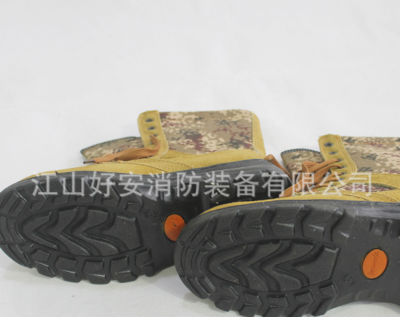 森林消防靴防火扑火靴鞋丛林登山穿越靴森林靴子防砸防刺防割新款图3