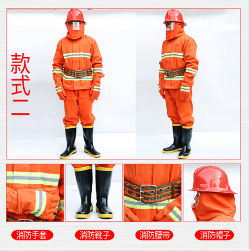 厂家批发微型消防站全套应急消防柜 消防服微型消防站5件套消防服图2