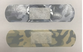 kids camo儿童三色迷彩卡通防水创可贴创口贴30片图3