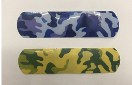 kids camo儿童三色迷彩卡通防水创可贴创口贴30片图2