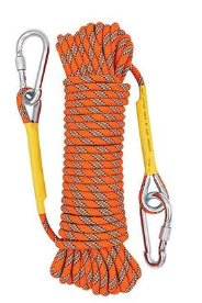 8mm高强涤纶逃生安全绳 耐磨损高空作业户外登山攀岩尼龙保护绳