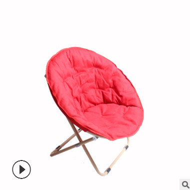 折叠椅子便携式折叠靠背椅月亮椅户外躺椅午休懒人沙发椅批发