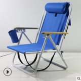 夏季新款网布透气折叠椅 办公室休闲午休椅多功能沙滩椅躺椅批发