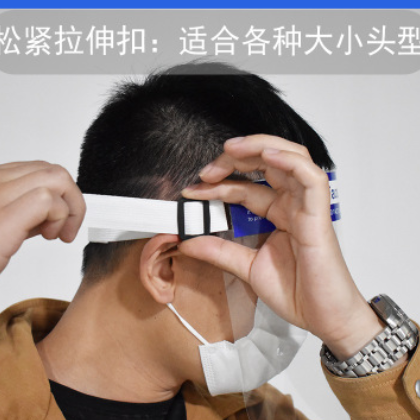 防护面罩新款调节拉伸防护面罩高清PET防雾防护面罩图3