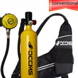 DCCMS潜水装备1000ML潜水氧气罐迷你水肺潜水装备潜水小气瓶