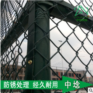 体育场围栏篮球场围网足球场隔离勾花网护栏网组合式围栏双边防护图2