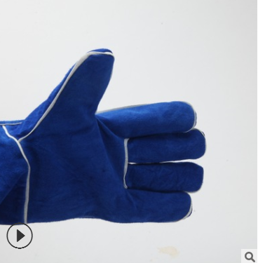 厂家直销电焊劳保皮革手套 工业防滑防割耐磨真皮手套 焊接手套