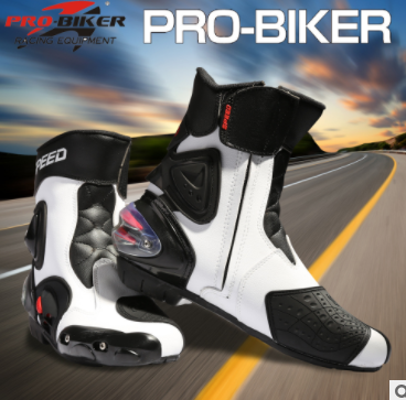 PRO-BIKER 摩托车鞋子赛车长靴越野靴竞赛鞋越野骑士靴A004