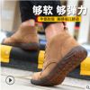 夏款休闲劳保鞋透气软底耐磨劳保鞋防砸防刺穿安全防护工作鞋批发