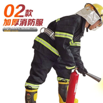 厂家供应 02款消防服 消防员灭火防护服 五件套 阻燃隔热战斗服图2