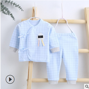 新生儿哈衣婴儿连体衣纯棉睡衣春夏季长袖春秋款宝宝爬服baby衣服图2