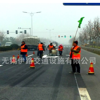 国内小区道路划线 设计规划施工 机动车位画线 马路指示线箭头图3
