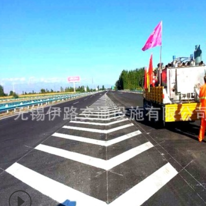国内专业马路划线施工 道路划线 热熔标线 路面画线公司图3