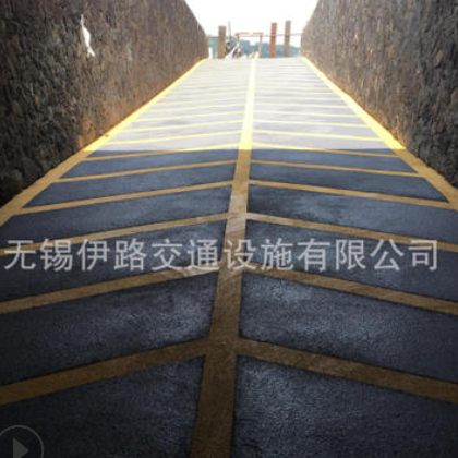 江阴无锡停车场无震动止滑坡道 暴砂防滑地面 停车场防滑坡道图3