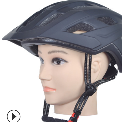 长帽沿山地车骑行自行车单车一体成型骑车装备运动安全帽头盔厂家