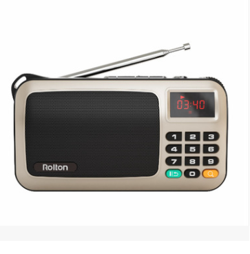 Rolton乐廷T301S老人半导体便携式迷你FM广播可充电 全波段收音机图2