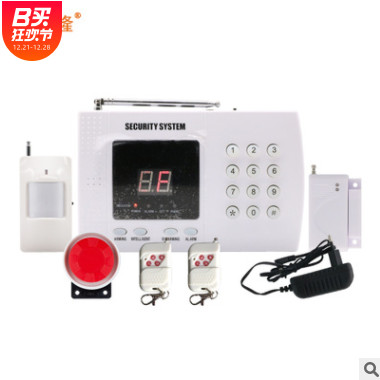 防盗报警器多语种LCD GSM alarm 红外 gsm报警器 gsm 防盗报警器图2