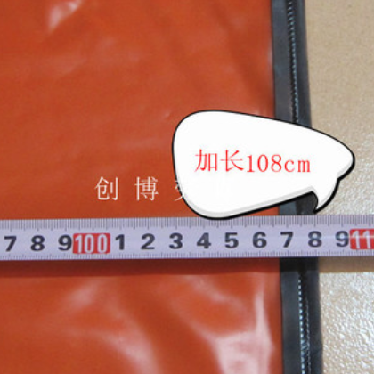 防水油污耐酸碱围裙冷藏食品厂加长厚黄黑PVC围裙牛筋围身围腰裙图3
