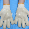 劳保工业加厚加大白涂胶手套 玻璃厂专用手套 搬运防护耐磨手套