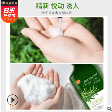 洗护用品生姜柔润发丝洗发水 批发鲜萃姜根油洗发露图2