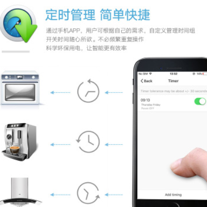 英规户外智能wifi插座alexa语音控制wifi插座室外wifi智能插座图2