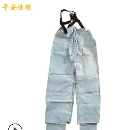 牛皮工作服 牛皮焊工裤子 电焊牛皮防护工作服 山东厂家定制图3