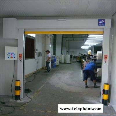 中山食品厂冷藏室防护高速卷帘门、帆布高速卷门图6