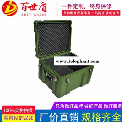 百世盾安全防护箱 食品运输箱 仪器设备箱 军绿色滚塑箱 物资周转箱 **图2
