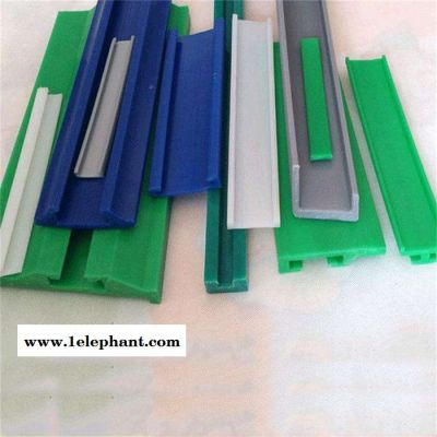 厂家供应皮食品机械输送耐磨条 塑料防护条 板衬条K型导轨护栏 塑料护栏 输送导槽 支持定制图7