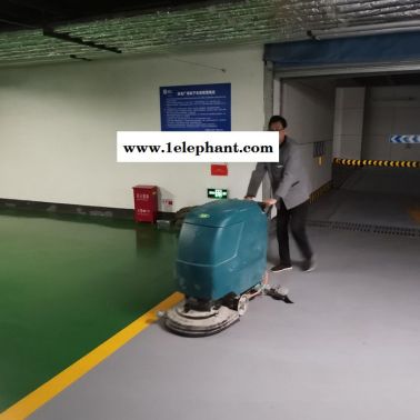 手推式洗地机工厂全自动洗地吸干学校医院车间刷地机电线式洗地机