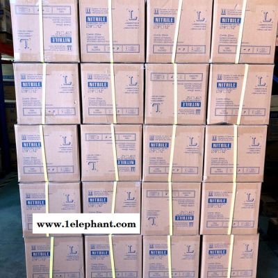 SCISF9寸一次性蓝色橡胶手套安全防护100只/盒防水手术劳保食品级餐饮防护胶皮支持定制图2