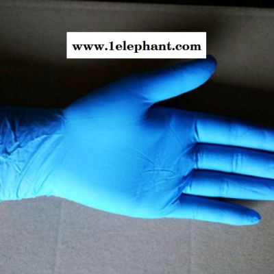 SCISF9寸一次性蓝色橡胶手套安全防护100只/盒防水手术劳保食品级餐饮防护胶皮支持定制图4