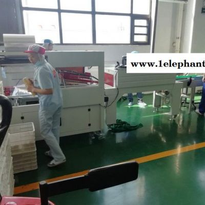 防护用品外盒收缩膜包装机 手机盒高速套膜机 纸盒食品封切机图7