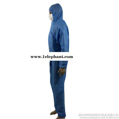 3M 防护服连体防尘服一次性无纺布防护服连帽图2