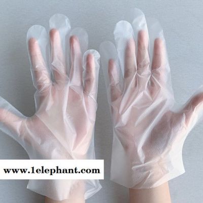 英科PE手套,一次性CPE/TPE防护手套,食品级,有弹性,山东工厂图3