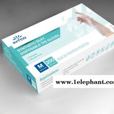 英科PE手套,一次性CPE/TPE防护手套,食品级,有弹性,山东工厂图2