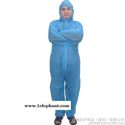 防尘服工作服连体带帽工业粉尘男女一次性防护服隔离衣全身透气图4