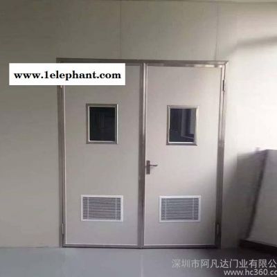 直销 防虫防尘隔离防异味钢板烤漆钢制洁净门