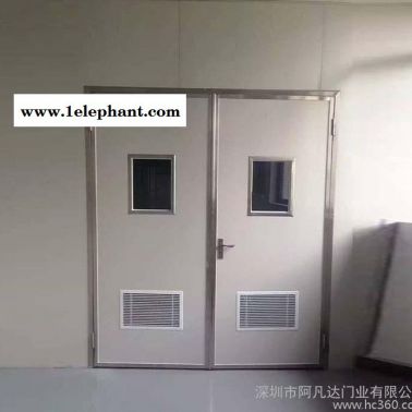 直销 防虫防尘隔离防异味钢板烤漆钢制洁净门