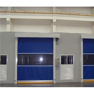 兴德门业全国连锁供应 隔离防尘快速门 环保快速门图3