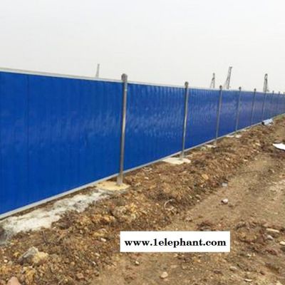 防风防尘围挡 加胶工程塑粉 拓轩冲孔板隔离 工地市政围挡 冲孔板隔离供货商图2