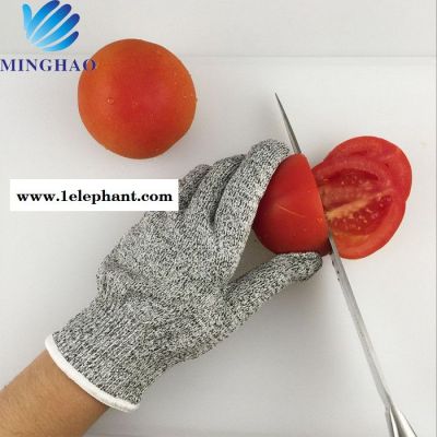 **HPPE5级防割手套厨房手套食品级屠宰防护手套图2