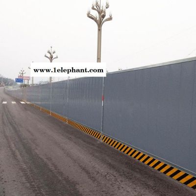 隔离工地围挡 源头供应商 拓轩铁皮围挡 防风防尘临时隔离围挡 铁皮围挡供货商图5