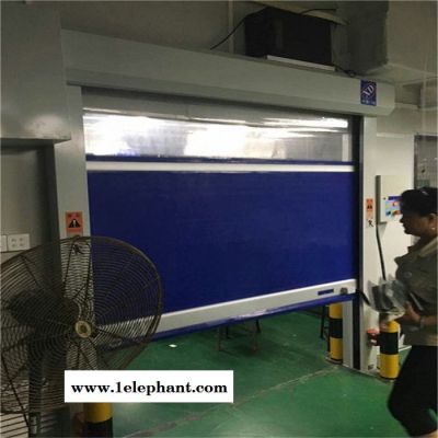 东莞隔离车间防火防尘快速卷帘门 卷帘快速提升门图4
