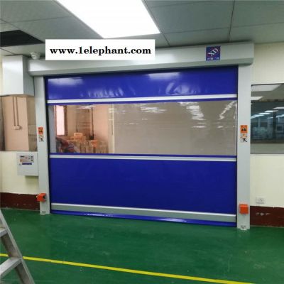 东莞隔离车间防火防尘快速卷帘门 卷帘快速提升门图6